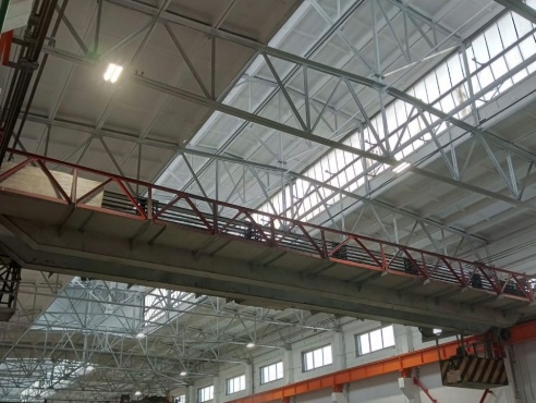 В цех серийного производства троллейбусов на ЧТПЗ поставлены светильники ZPOSVET